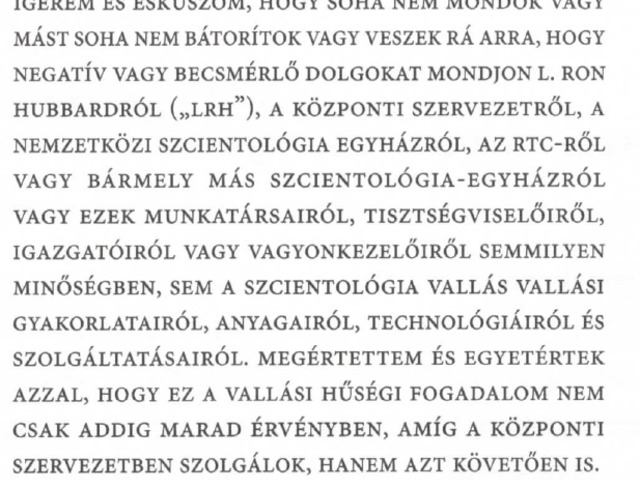 Rabszolgatartói szerződés, avagy 5 milliós kártérítés minden kritikus megjegyzésért