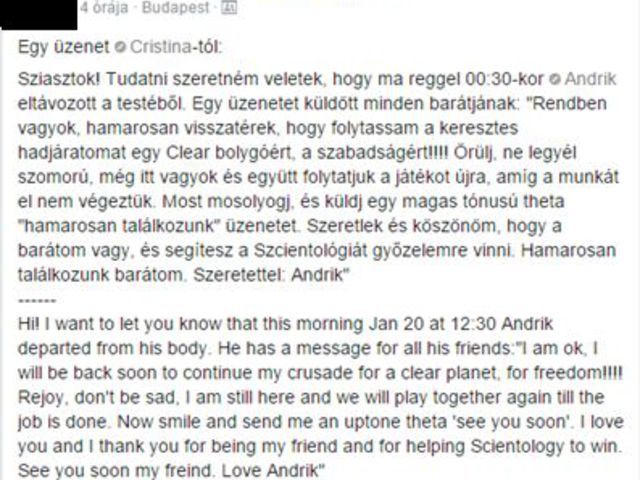 Meghalt Andrik Schapers