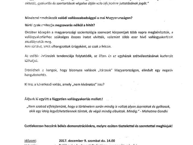 Hirtelen beindult a barizás a többi kisegyházzal