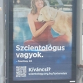 Szcientológus plakátkampány Budapesten