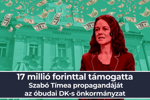 Az óbudaiak pénzén kampányol Szabó Tímea