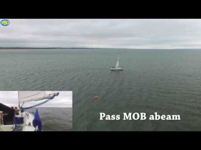 Man Overboard under sail - the Quick Stop method - nagyon ajánlott!