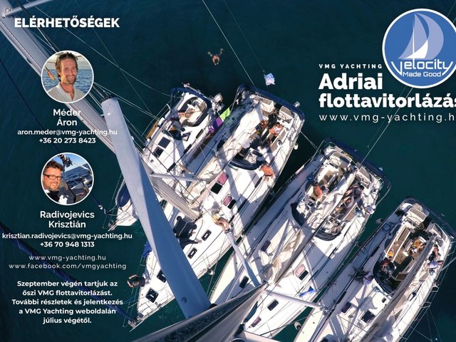 Adriai VMG flottavitorlázás (máj. 21-24. / máj. 24-28.)