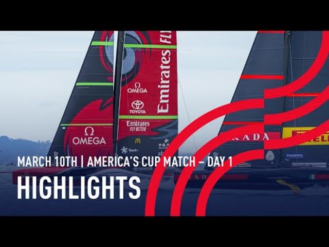 36th America's Cup Day 1 Highlights
