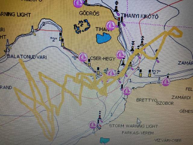 Code 8 carbon gyakorló vitorlázás a Balatonon (3. alkalom)