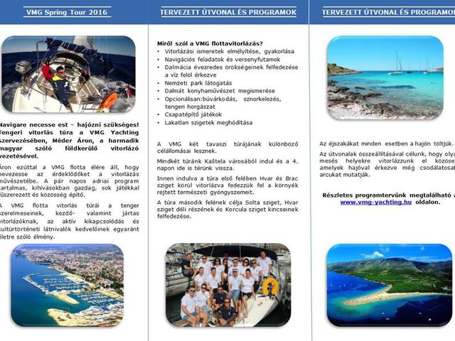 VMG flotta vitorlázás 2016 tavaszán ismét