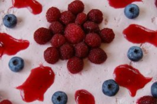 Erdei gyümölcsös cheesecake