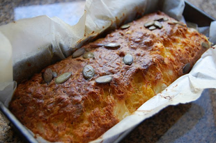 Tökös hét Nr 4 - Tökös-sajtos cake