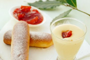 Gubana szivarok, sült birs és ramandolo boros zabaione