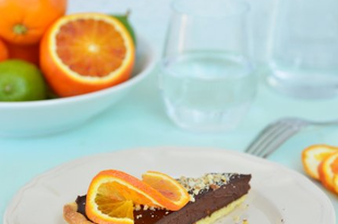 Crostata al cioccolato con nocciole e arancia - Csokoládés crostata mogyoróval és naranccsal