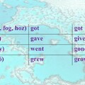 Irregular verbs