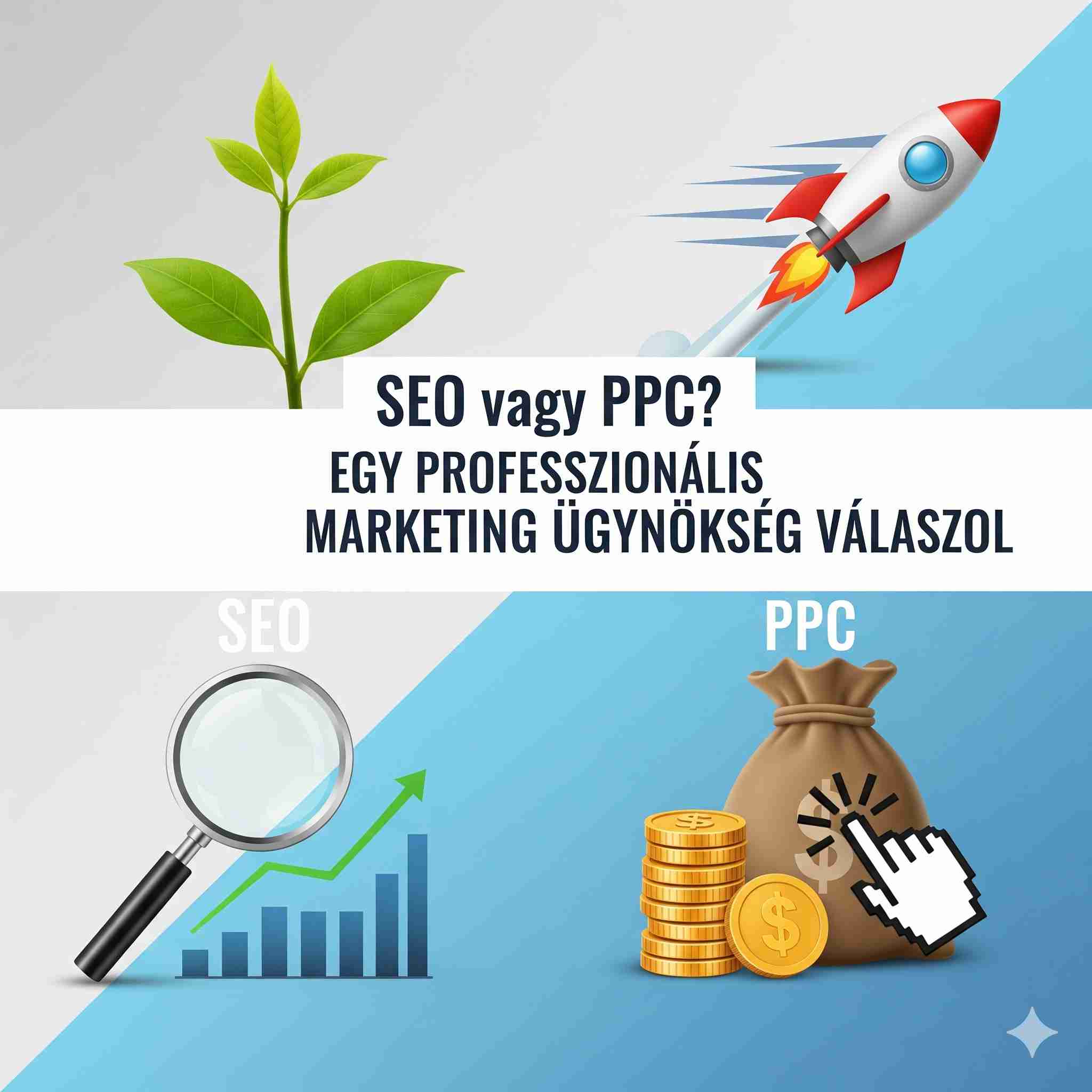 SEO vagy PPC? Egy Professzionális Marketing Ügynökség Válaszol
