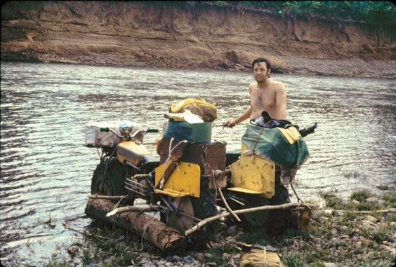 Loren & Patricia Upton and their DIY raft