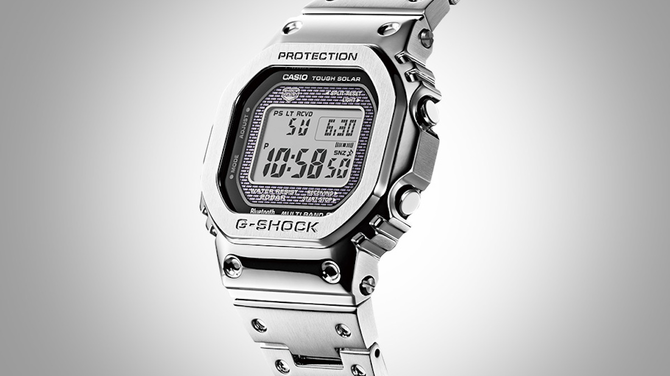 G-Shock 5000 széria acélból! Casio G-Shock GMW-B 5000 D-1 bemutató