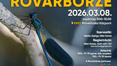 Nemzetközi rovarbörze Kispesten 2026. tavaszán