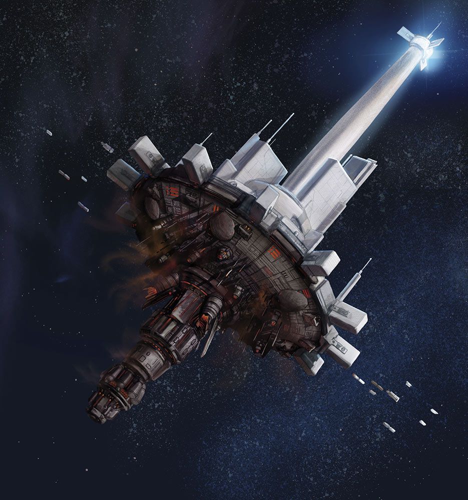 Starlight Beacon struktúrája a társadalom rétegződésének szimbóluma, tetején a coruscanti Jedi Templomot idéző világítótoronnyal.