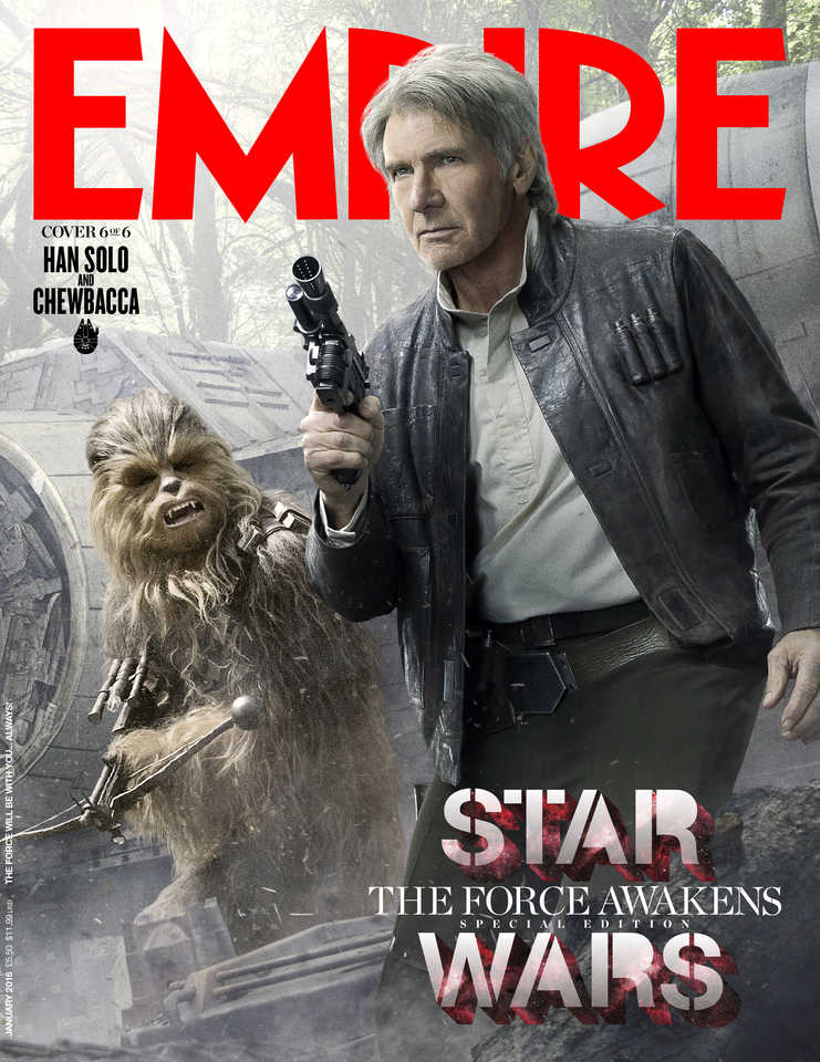 Az Empire hatféle Star Wars-címlappal jelent meg.