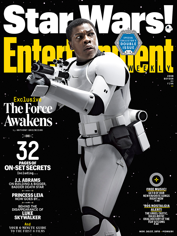 Az Entertainment Weekly dupla száma négy különböző címlappal várja a filmet.