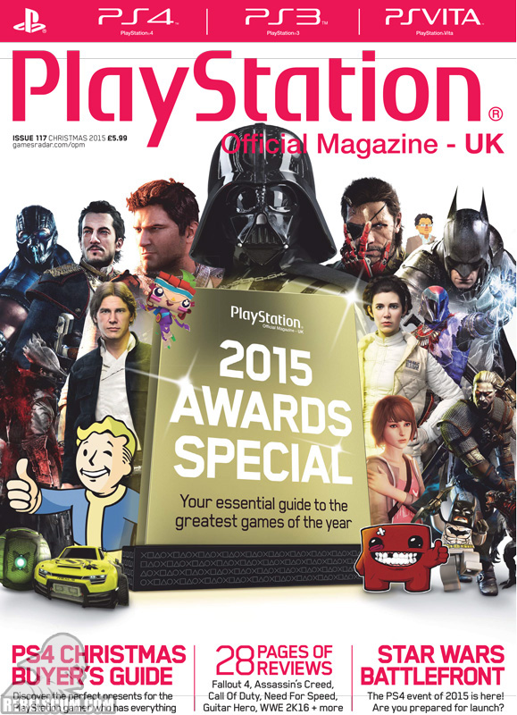 A hivatalos Playstation magazin Darth Vaderrel, Han Solóval és Leia hercegnővel
