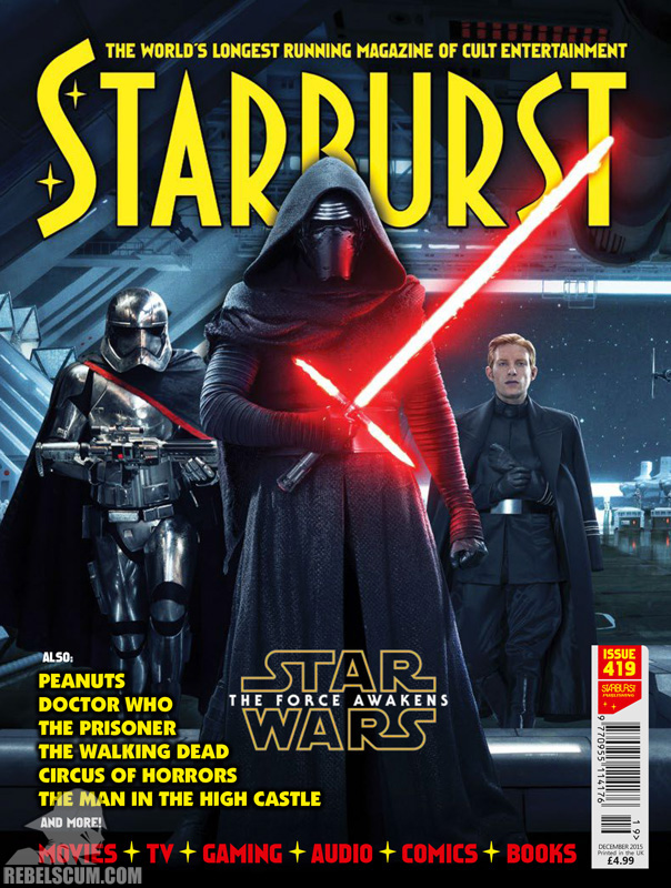 Az angol Starburst címlapján a sötét oldal alakjai