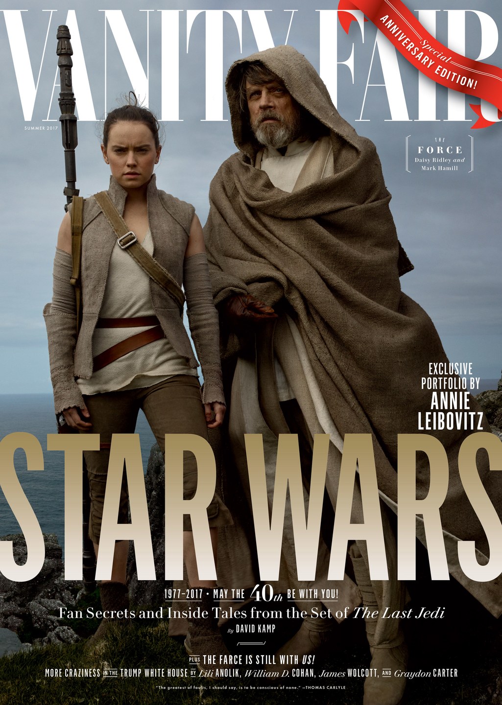 Történetes során először jelenik meg négy különböző Star Wars-címlappal a Vanity Fair magazin.