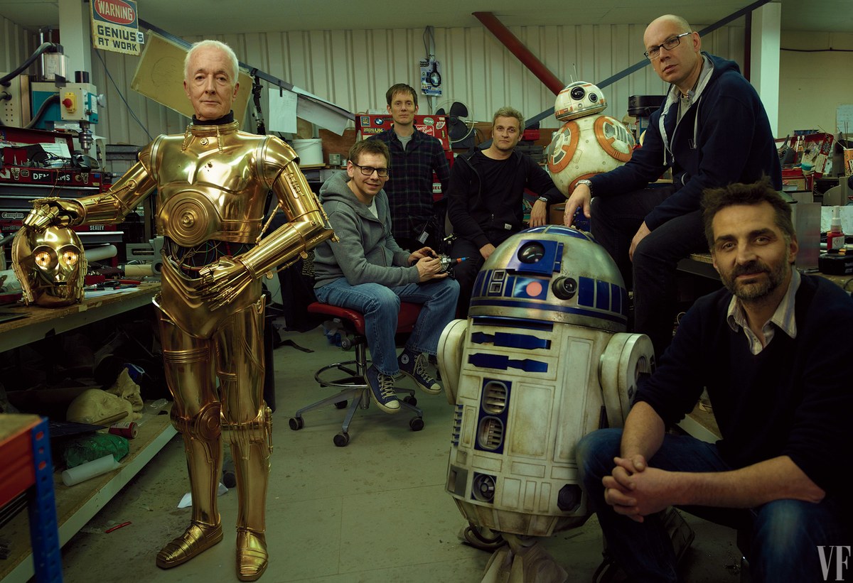 Anthony Daniels (C-3PO) a Star Wars VIII droid műhelyében