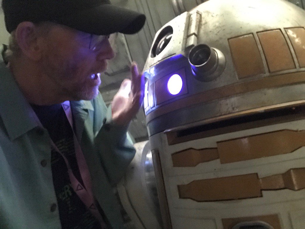 Ron Howard és egy R2 droid