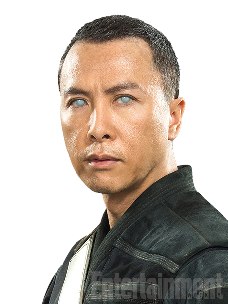 Chirrut Imwe (Donnie Yen) egy vak harcos, szerzetes, aki hisz a régi tanokban, az Erő létezésében. Bár a gyakorlatban nem sajátította el a Jedik tudományát, az Erő segít neki, hogy vakon is képes legyen a harcra.