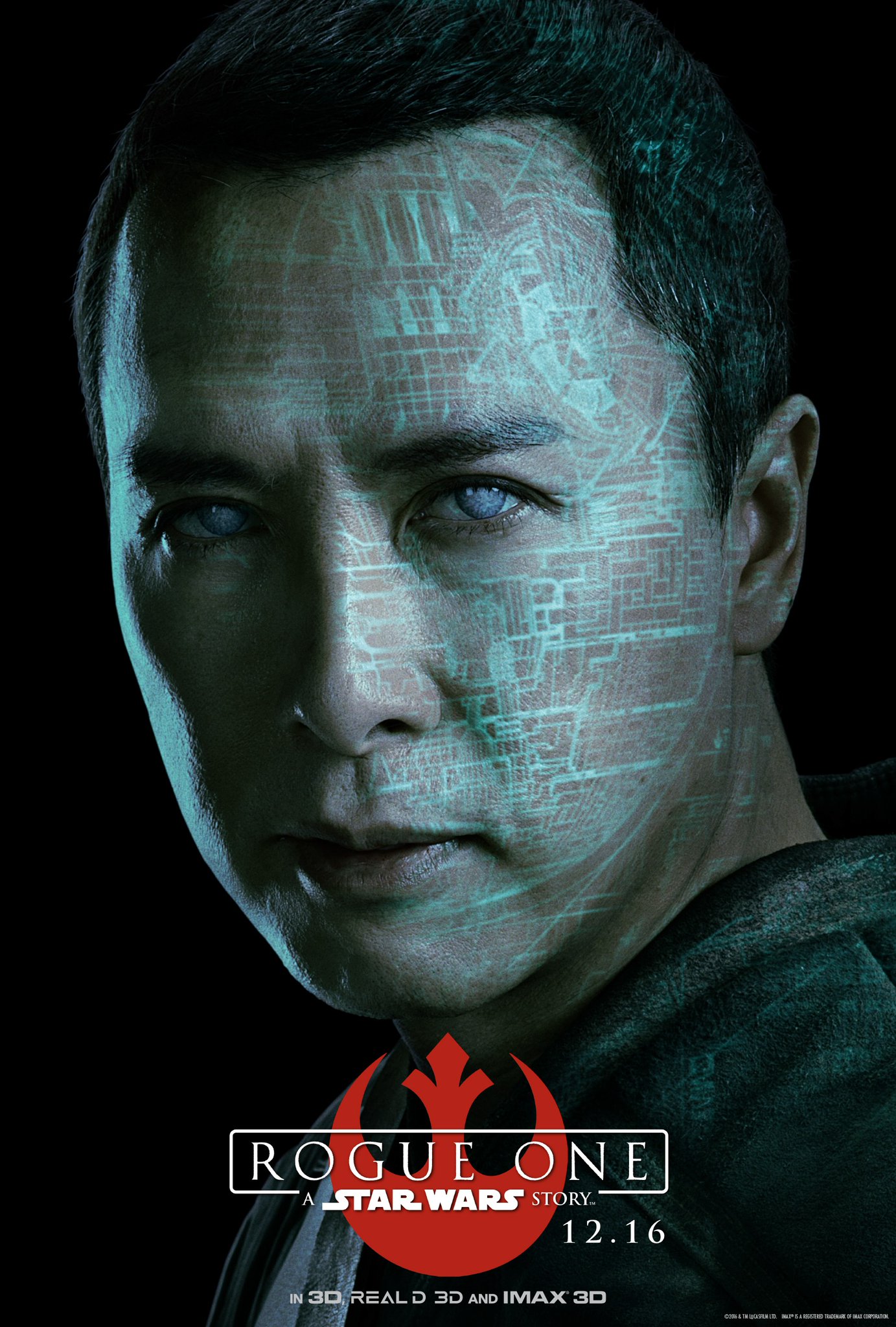 Chirrut Imwe (Donnie Yen) egy vak harcos, szerzetes, aki hisz a régi tanokban, az Erő létezésében és mindabban, amit egykor a Jedi-lovagok képviseltek. Bár a gyakorlatban nem sajátította el a Jedik tudományát, az Erő segít neki, hogy vakon is képes legyen a harcra.