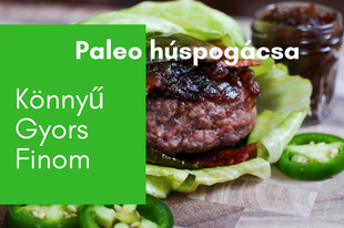 Paleo hamburger húspogácsa