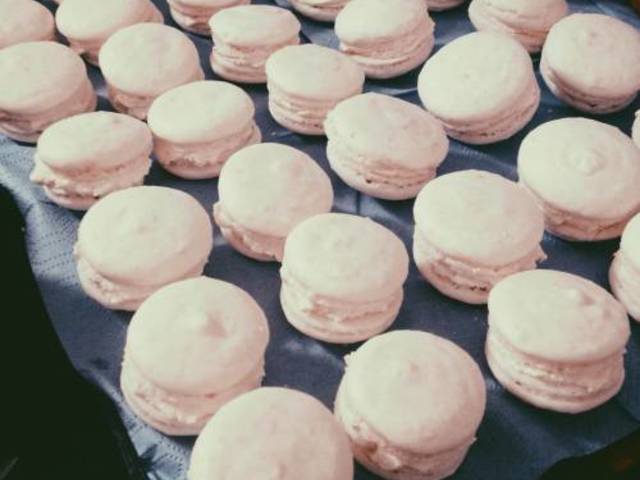 Fehér macaron