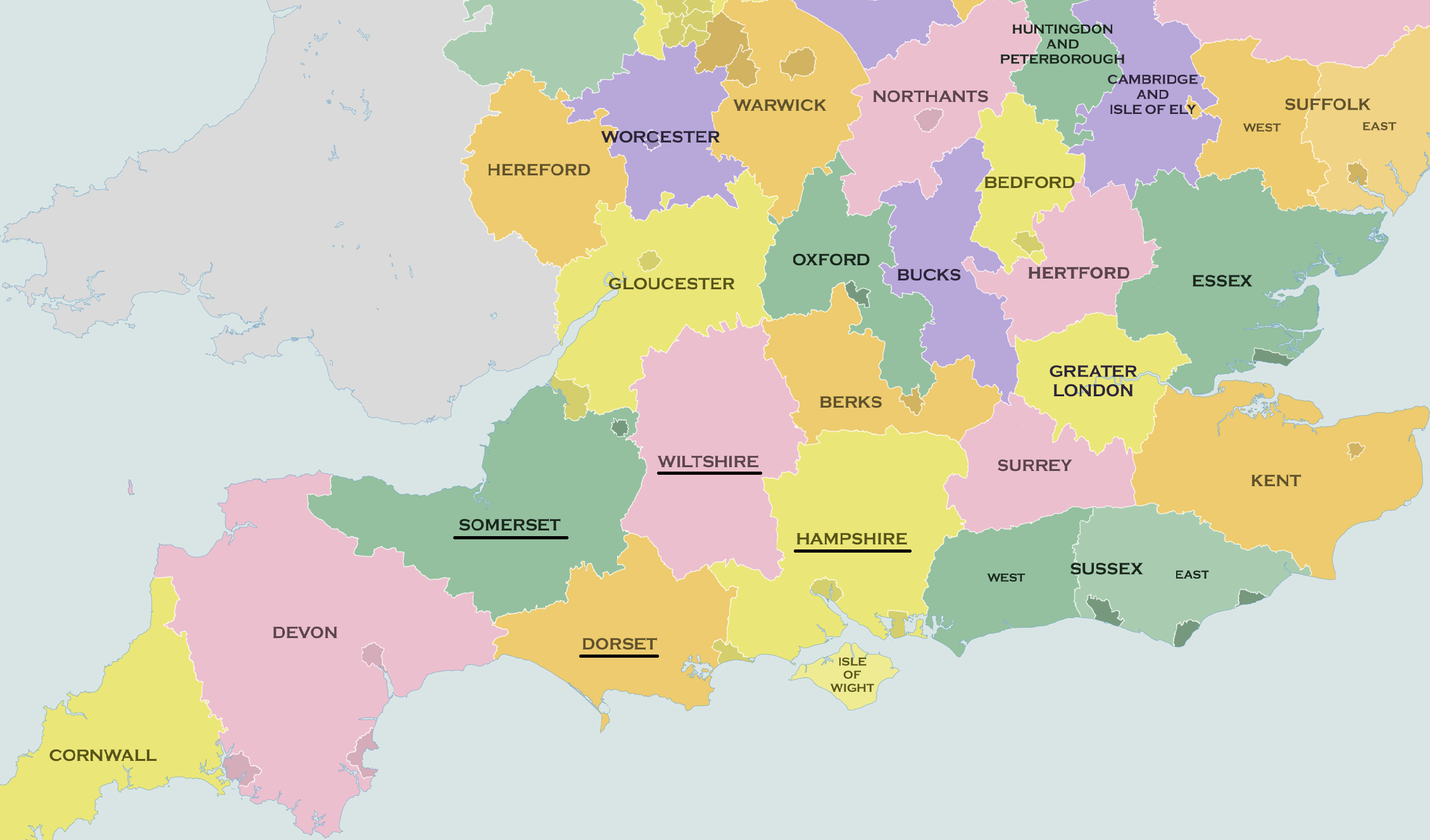 anglia megye térkép Thomas Hardy regényeinek színhelye, Wessex   Pangea anglia megye térkép