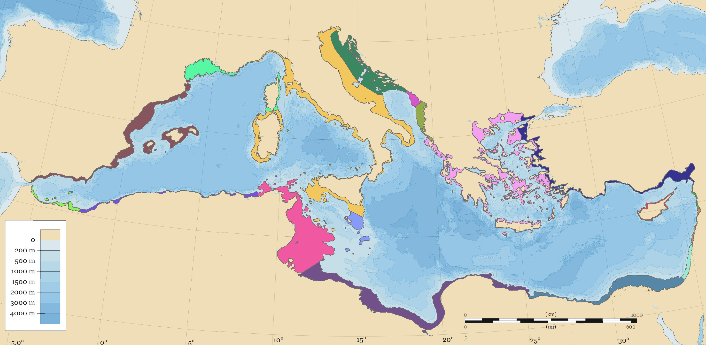 földközi tenger térkép Sivatagi só a Földközi tenger alatt   Pangea földközi tenger térkép
