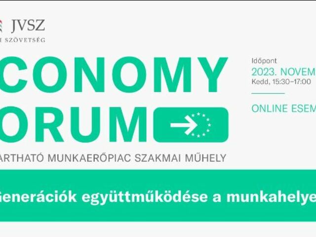Generációk együttműködése a munkahelyen - Joint Ventures Szövetség rendezvénye