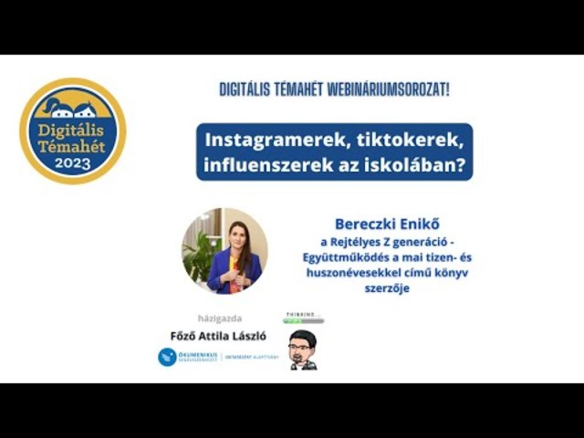 Instagramerek, tiktokerek, influenszerek az iskolában?