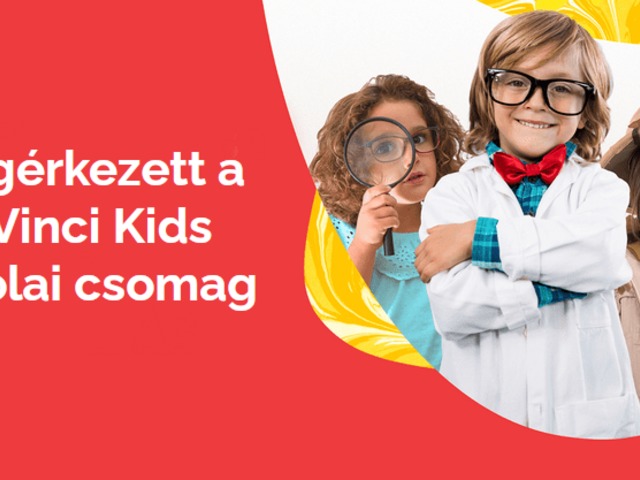 Itt a Da Vinci Kids egyedülálló, hiánypótló iskolai csomagja! 1.