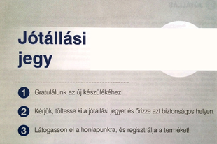Jótállás?! Garancia?! Pénzvisszafizetés?!