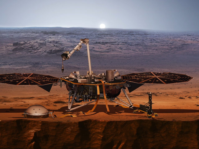 Hétfőn landol a Marson az InSight robotgeológus űrszonda