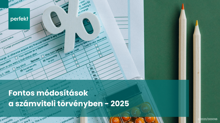 Fontos módosítások a számviteli törvényben - 2025