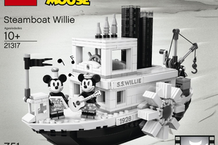 LEGO: Mickey egér klasszikus gőzhajója áprilistól a boltok polcain