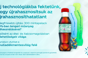 Újrahasznosított tengeri hulladékból és papírból készülhet a holnap Coca-Cola palackja