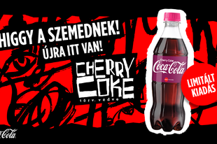 2021 nagy visszatérése! Újra kapható a sokak által hiányolt Cherry Coke!