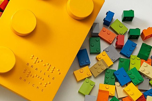 LEGO BRAILLE A LÁTÁSSÉRÜLTEKÉRT!