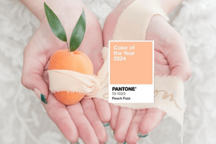 A 2024-es év színe: PANTONE 13-1023 Peach Fuzz