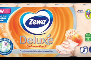 Egyedülálló szagsemlegesítő innovációt köszönthetünk a Zewa Deluxe toalettpapírokban