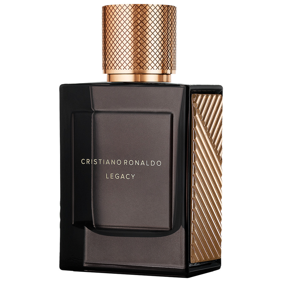 Cristiano Ronaldo Legacy Eau de Toilette<br /><br />Fás aromás illat, amelynek fejjegyében levendula alma és fahéj, szívjegyében rozmaring zsálya és cédrus, alapjegyében pacsuli ámbra és fehér fa harmóniája található.