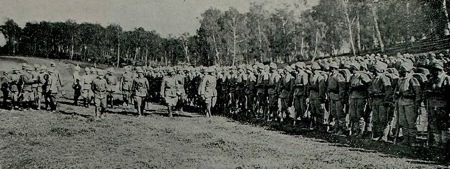 Vilmos császár látogatása, Tarnopol közelében (Imperial War Museum, turkeyswar.com)