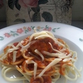 Húsgombócos spagetti