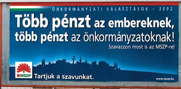 Több pénzt az önkormányzatoknak - MSZP 2002.jpg