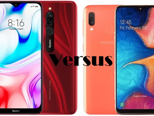 Redmi 8(32GB) VS Galaxy A20e